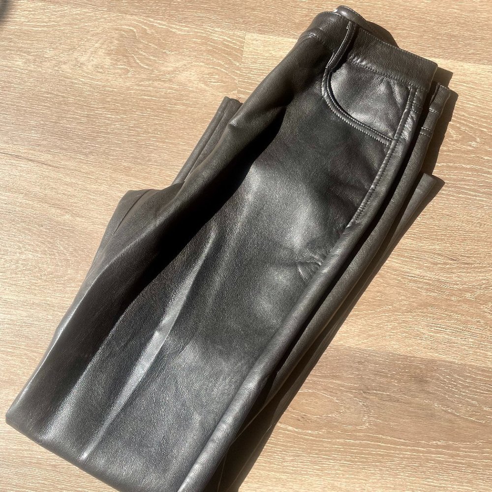 Aritzia "Wilfred The Melina" Vegan Leather Pants